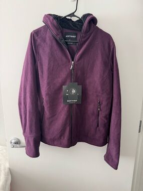 Scottevest Women's Plum Fleece Hooded Jacket